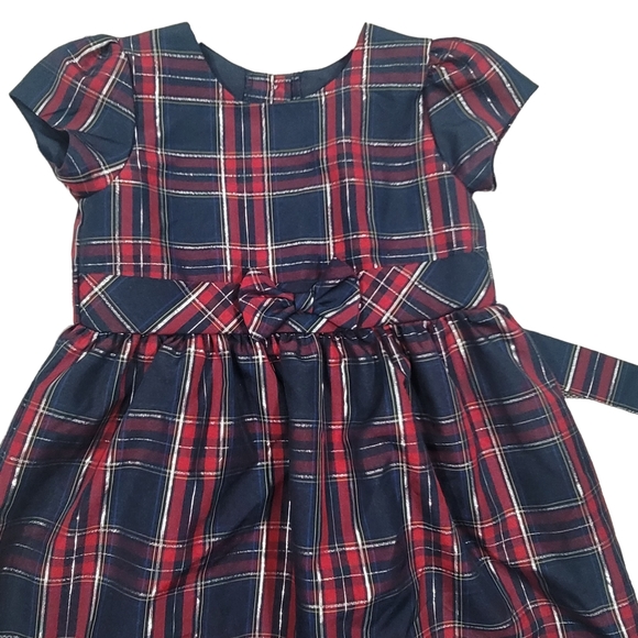 wonder nation Other - Wonder NationBlue Navy Tartan Plaid Taffeta Christmas Holiday Party Dress 24m 2T